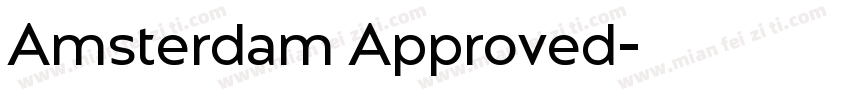 Amsterdam Approved字体转换